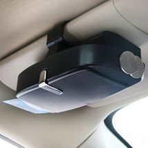 Nouvelle voiture universel porte-lunettes de soleil accessoires lunettes étui support multifonctionnel étui à lunette support de la boîte pour lunettes
