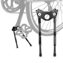 Trépied de vélo de route réglable en alliage d&#39;aluminium, support de stationnement latéral pour vtt