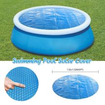 152X152CM couvercle de piscine rond protecteur 5ft pied hors sol bleu Protection piscine couverture de piscine