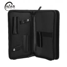 Étui noir à Double couche pour ciseaux de coiffure, sac à ciseaux de coiffure, étui de Salon de coiffure, Kit d&#39;outils de coiffure pour ciseaux