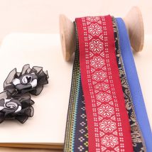 Rideau vintage de 2 à 4.2 CM de | Accessoires à lacets larges, rideau bricolage de ruban ethnique, dentelle vent