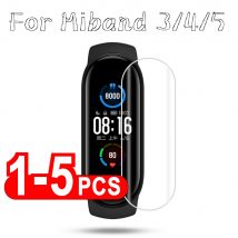 Protecteur d&#39;écran en Hydrogel souple pour Xiaomi Mi Band 6 5 4 3, Film de protection, pour bracelet de montre intelligente, accessoires