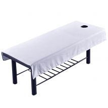 Drap de lit de Massage jetable, 180x80cm, en Fiber de Polyester, pour Table de Salon de beauté, épais, résistant à l'eau et à l'huile