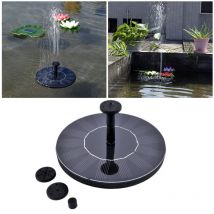 Pompe à eau de jardin 3 buses | Décoration de jardin, fontaine solaire flottante, Kit de panneau, fontaine d'eau de jardin pour piscine, étang de jardin
