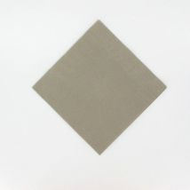 25 SERVIETTES TAUPE 40 X 40 CM