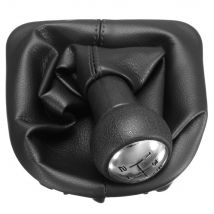 5 vitesses changement de vitesse bâton en cuir guêtre guêtre bouton couverture pour PEUGEOT 207 307 CC 308 Anti-poussière Anti-poussière voiture style fournitures