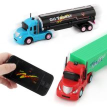 1: 64 pétrolier modèle jouets pour garçons enfant mirco radio télécommande camion RC jouets électrique