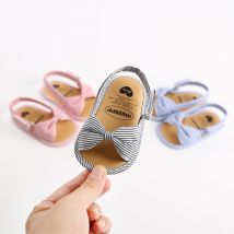 Enfant en bas âge infantile enfants bébé filles premiers marcheurs chaussures à nœud ouvert orteil sandales décontracté enfants chaussures zapatos sandalias