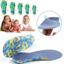 Enfants enfants orthèses semelles Correction outil de soin pour enfant pied plat soutien de la voûte plantaire semelles orthopédiques chaussures de Sport tampons