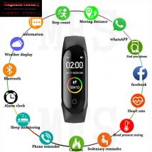 M4 SmartWatch moniteur de fréquence cardiaque pression artérielle Sport Bracelet étanche Fitness Tracker activité Tracker montre intelligente