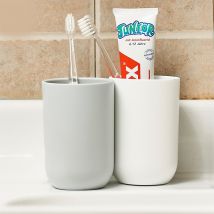 Brosse à dents tasse maison en plastique Simple salle de bain tasse Pure créative maison salle de bain fournitures brosse à dents tasse lavage bouche tasse