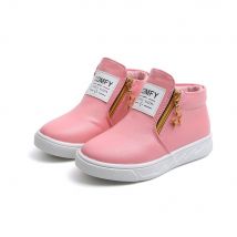 Printemps automne enfant bottes pour garçons filles bottes en cuir chaussures casual plat enfants martin chaussures de démarrage 26-36 enfants botte