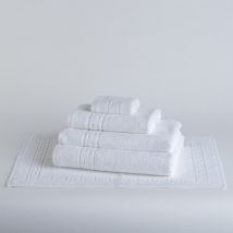 Serviette de bain blanche hôtellerie 100 % coton