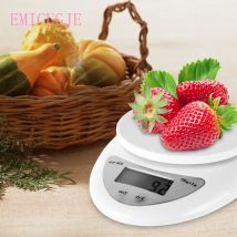 Balances électroniques à crochet portables rétro-éclairé | 5KG/1G diviseur de cuisine numérique, poids Balance postale, échelles électroniques de haute précision, balances à crochet portables, Kg
