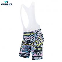 Wulibike – cuissard de cyclisme pour hommes, cuissard de vélo à haute élasticité avec coussin en éponge, vêtements de sport pour jeunes séries arc-en-ciel,
