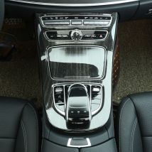 2 pièces/ensemble housse panneau noir Console pour Mercedes Benz classe E W213 -17