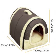 Lit pour chien maison hiver petit chien Teddy chat lit toutes les saisons universel amovible et lavable chien maison lit animal Supplie