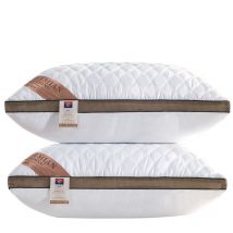 1 pièces étoile hôtel niveau oreiller Polyester taie d'oreiller ensemble de literie couleur unie oreiller chambre intérieure maison Textile maison & Living