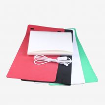 20cmPortable Mini pliant Lightbox photographie Studio Softbox lumière LED chambre boîte souple caméra Photo fond boîte lumière tente Kit