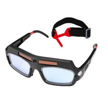 Lunettes de soudage à énergie solaire pour hommes, obscurcissement automatique, Protection des yeux, jambes réglables