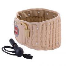 Ceinture de décompression lombaire ceinture de protection de la tension musculaire Instrument de thérapie de Traction civière de soulagement lombaire