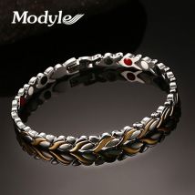 Modyle-Bracelet à énergie magnétique en acier inoxydable 316L, de , tendance, Bracelets pour femme
