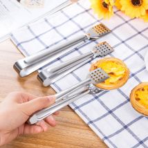 acier inoxydable BBQ pinces cuisine salade Fruits Tong cuisson alimentaire pinces grille pince servant ustensile Barbecue outils