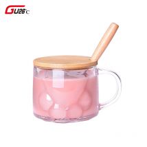 Tasse de verre café lait patte de chat mignon | Tasse de verre, tasse de thé au lait, verre de Cocktail nouveauté tasses en cristal Transparent poignée de boisson, Couple