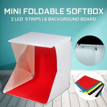 40Led 20cm Mini Studio de photographie Lightbox Softbox pliant Portable Photo Studio boîte de tir tente Photo fond boîte Kit