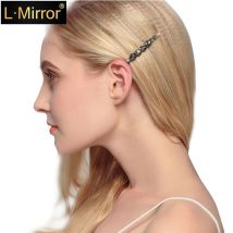 L. Miroir 1 pièces épingles à cheveux de mariée femmes strass épingles à cheveux de mariage pince bijoux de cheveux
