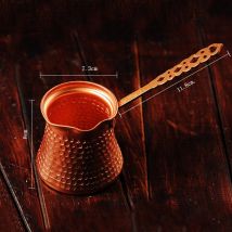 Café manche en bois turc Pot à café turc 320Ml café turc cuivre cafetière pour Turk Cezve cafétéria