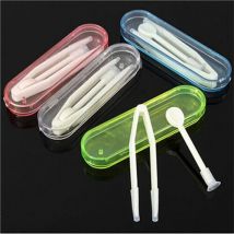 Pincettes à lentilles de Contact multicolores et bâton d'aspiration pour pinces spéciales, 1 ensemble