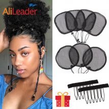 Alileader – bonnets de perruque pour queue de cheval, 5 pièces, filet pour chignon, avec sangle réglable sur le dos, pas cher