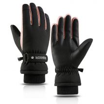 Gants de Ski coupe-vent imperméables pour hommes et femmes, gants chauds d&#39;hiver, gants de Snowboard, moto, équitation, Ski
