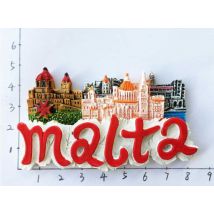 Autocollants magnétiques de réfrigérateur | Frigo de voyage, malte, Souvenirs créatifs, frigo