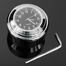 Alliage poignée montage placage universel pratique accessoires de remplacement facile installer temps extérieur moto horloge
