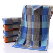 1 pièces serviette de visage coton mélanges Patchwork motif souper confortable serviette 73*35cm