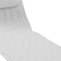 Tapis de bain avec ventouse coussin de bain lavable avec oreiller ventouse tapis de bain matelassé avec ventouse