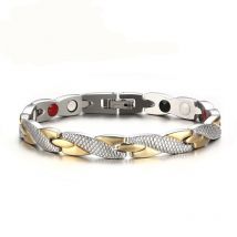 Bracelet magnétique sain torsadé pour les femmes aimants de thérapie de puissance Bracelets Bracelets pour les femmes hommes