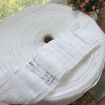 5 ~ 30 mètres tirer plissé ruban crochet ruban multifonction pli ruban pour Rail de tringle à rideau Non tissé rideau accessoires CP137 & 3