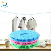 Portable anti-dérapant coupe-vent corde à linge clôture-type corde à linge 3m 5m séchage couette corde en plein air Camping corde à linge étendoir