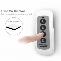433MHz 4 boutons télécommande tactile commutateur copie émetteur clonage duplicateur clé Fob pour interrupteur de lumière LED mural