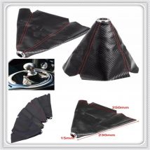Fiber Pommeau de vitesse En Cuir Automatique manette de vitesse couvre-botte Pour Peugeot 206 307 406 407 207 208 308 508 3008 4008