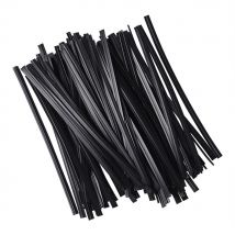 100 pièces nez fil pince-nez pont PE simple noyau galvanisé fil de fer nez cadre barre bijoux résultats blanc noir bleu 8cm 10cm