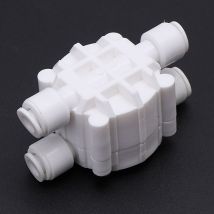 Vanne d'arrêt automatique 4 voies 1/4 ports pour système de filtre à eau par osmose inverse RO