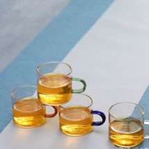 100ml pas cher et Compact verres à boire tasse tasse à café bouteille en verre vin jus verre tasse tasse 6 pièces ensemble de tasses en verre