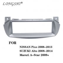 Kit d'installation de tableau de bord stéréo 1din, panneau de plaque frontale, cadre DVD, pour SUZUKI Alto NISSAN Pixo Maruti a-star