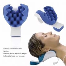 Dos et cou et épaule relaxant soulagement de la douleur du cou et soutien épaule Relaxation Massage Traction oreiller chiropratique oreiller