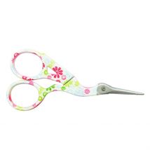 Ciseaux de broderie Vintage Style européen, en forme de cierge, motif floral imprimé