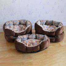 Animal de compagnie chien lits tapis en peluche canapé chenil profond sommeil panier pour petit chien chat doux Cusion chiot nid chenil chat lit maison solide